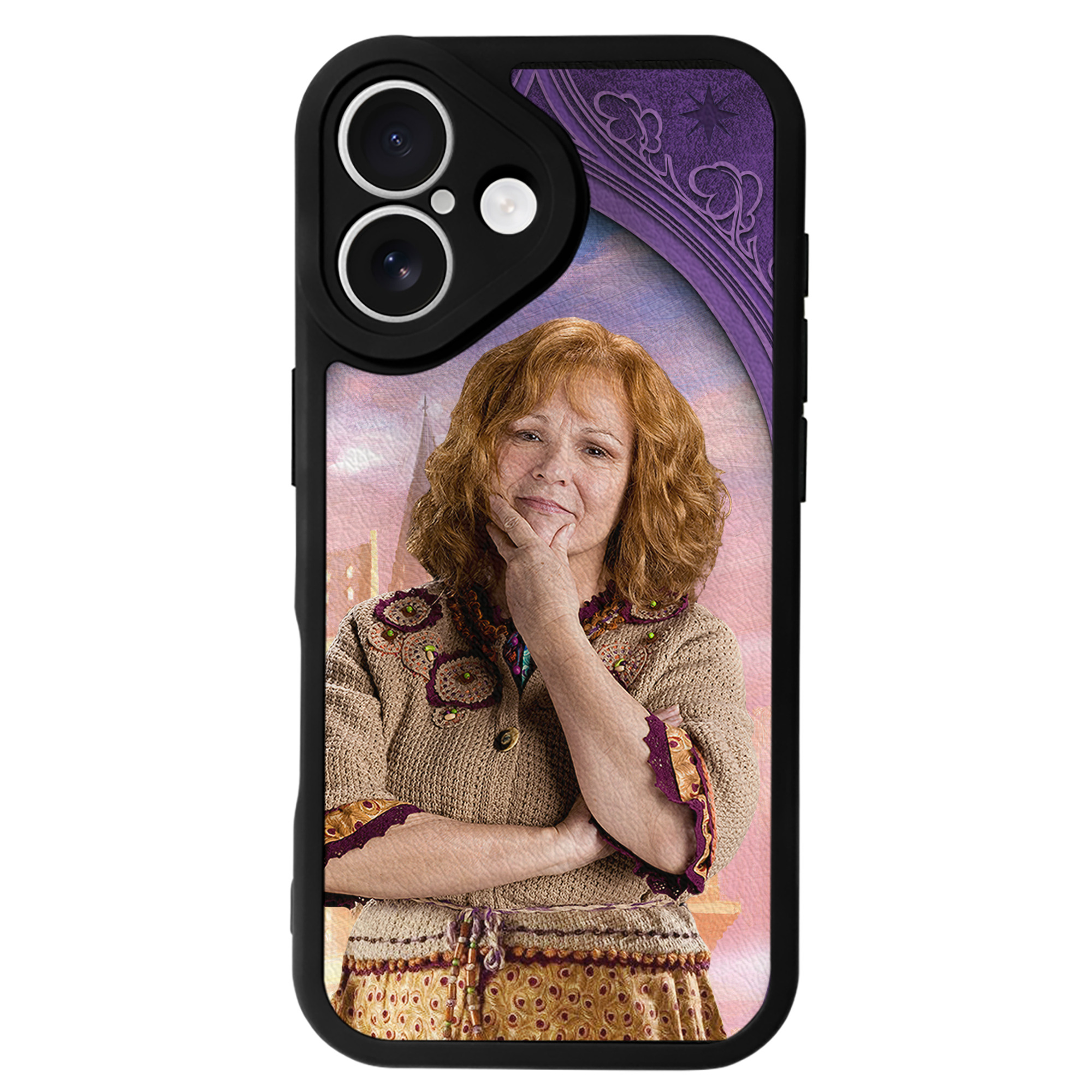 （画像用） Harry Potter ハリー・ポッターシリーズ 【iPhone 16シリーズ対応】シリコンスマホケース（レザー調） 材質：シリコン